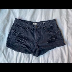 Cotton On black shorts